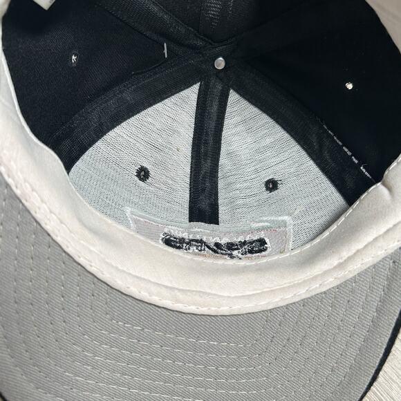 Vintage San Antonio Spurs David Robinson Hat NEW Snapback NBA AJD Black Wool Cap - Picture 5 of 7